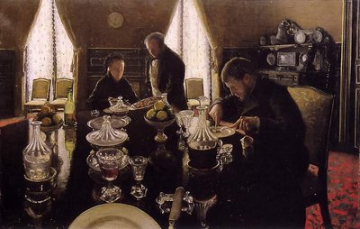 The Lunch by Gustave Caillebotte